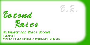 botond raics business card